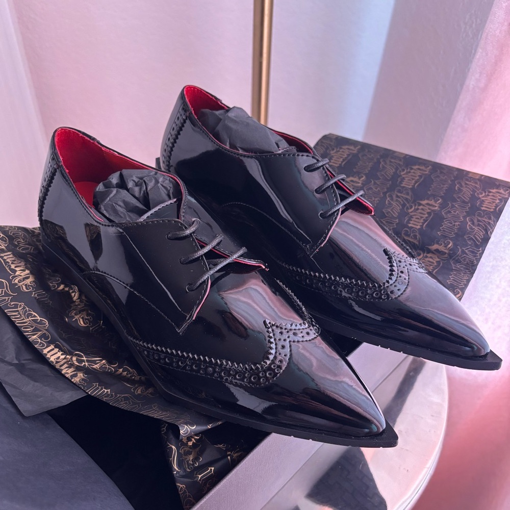 Nina oxfords black and red - Picture 2 of 6